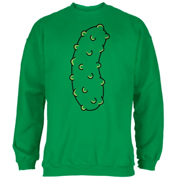 Old Glory Mens Halloween Vegetable Pickle Costume Long Sleeve Graphic Sweatshirt