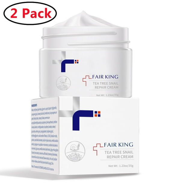2 Pack Snail Facial Cream, Daily Moisturizer Face Cream with Ceramide