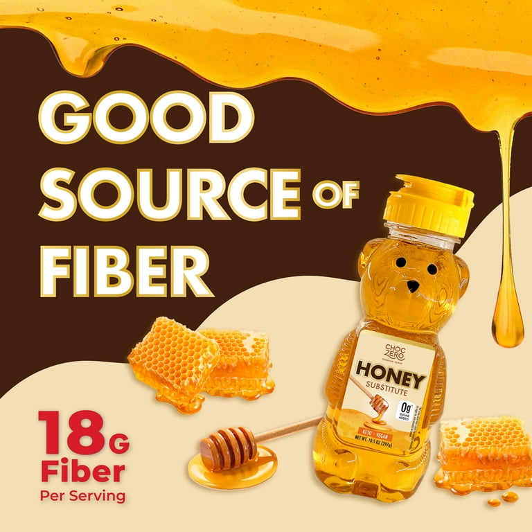 ChocZero Honey, Sugar Free, Keto Friendly, Vegan Honey Substitute