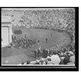 thumbnail image 2 of Historic Framed Print, Alumni entering stadium, Harvard University class day exercises, 17-7/8" x 21-7/8", 2 of 9