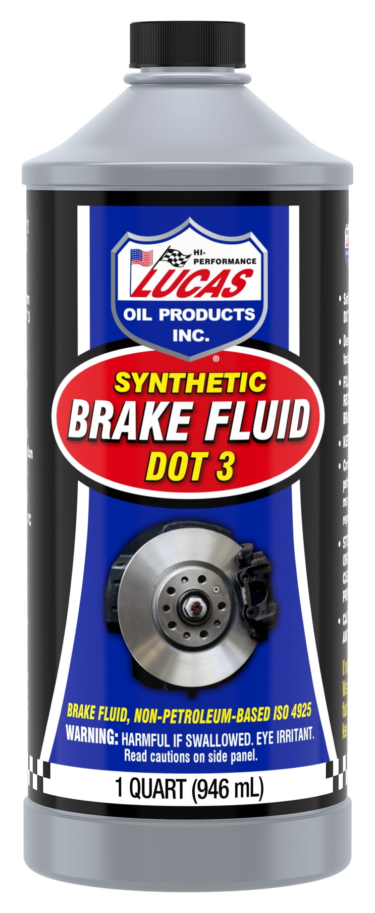 Lucas Oil 10826-6 DOT3 Brake Fluid 32 oz