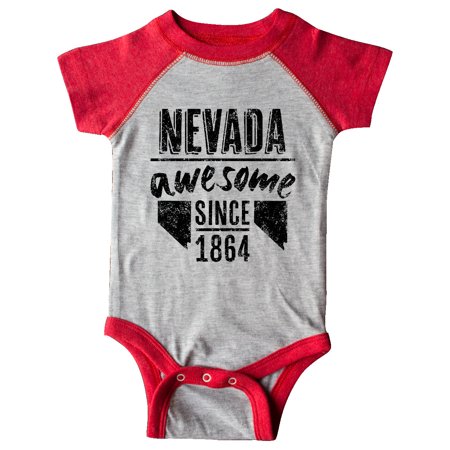 

Inktastic Nevada Awesome Since 1864 Gift Baby Boy or Baby Girl Bodysuit