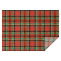 Red Green Checkerboard Checkered Pattern Rectangle Tablecloth 60"x84",Waterproof Polyester Rectangle Table Cloth, Wipeable Spillproof Polyester Tablecloth for Dining, Camping, Indoor and Outdoor