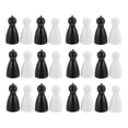 thumbnail image 1 of Shisuyan Game Pawns 40Pcs Plastic Chess Pieces Human Shaped for Beginners Family Fun, 1 of 9