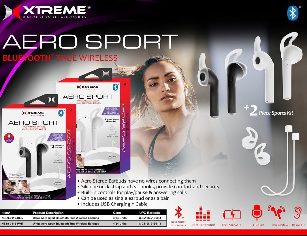 XT-XBE90112BLK Xtreme Aero Sport 