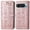 Rosegold, variant on Lovely Animal Pattern Wallet Flip Case for Google Pixel 9 Pro XL, PU Leather Magnetic Closure Card Holder Lanyard Kickstand Phone Cover for Google Pixel 9 Pro XL, Rosegold