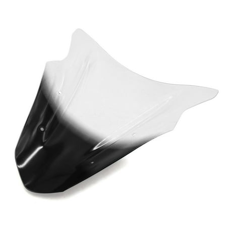 Clear Black ABS Plastic Motorcycle Windshield Windscreen For Kawasaki ER-6F  ER650F
