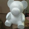 thumbnail image 3 of Modelling Styrofoam Bear Shape Craft Foam Party Decoration for Valentine's Day, 3 of 7