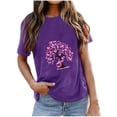 thumbnail image 1 of Camisetas de Manga Corta para las Mujeres, Lindo Pollo Granja Impresión Camiseta, Casual Mamá Tee Blusa Ligera, 1 of 3