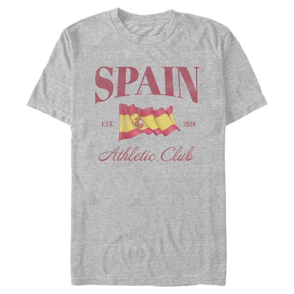 Mens Lost Gods Spain Athletic Club Est 2026 T Shirt