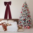 thumbnail image 5 of 20 x 71 Inches Christmas Extra Large Velvet Bows Christmas Tree Topper Decor Giant Xmas Tree Toppers Bows for Home Wreath Wall Backdrop Birthday Wedding Party Decorations, 5 of 8