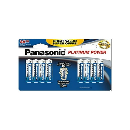 UPC 657379264931 product image for Panasonic AA Platinum Power Alkaline Battery LR6XE/16BH | upcitemdb.com