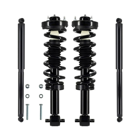 Set Front Quick Complete Strut-Coil Spring-Rear Shock Absorber For 2015-2020 Ford F-150 4WD