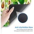 thumbnail image 7 of Avocado Green Striped Large Gaming Mouse Pad with Stitched Edges,Extended Mousepad,Non-Slip Base,Water Resist Keyboard Pad,Desk Mat for Gamer,Office & Home,31.5 X 11.8 in, 7 of 7