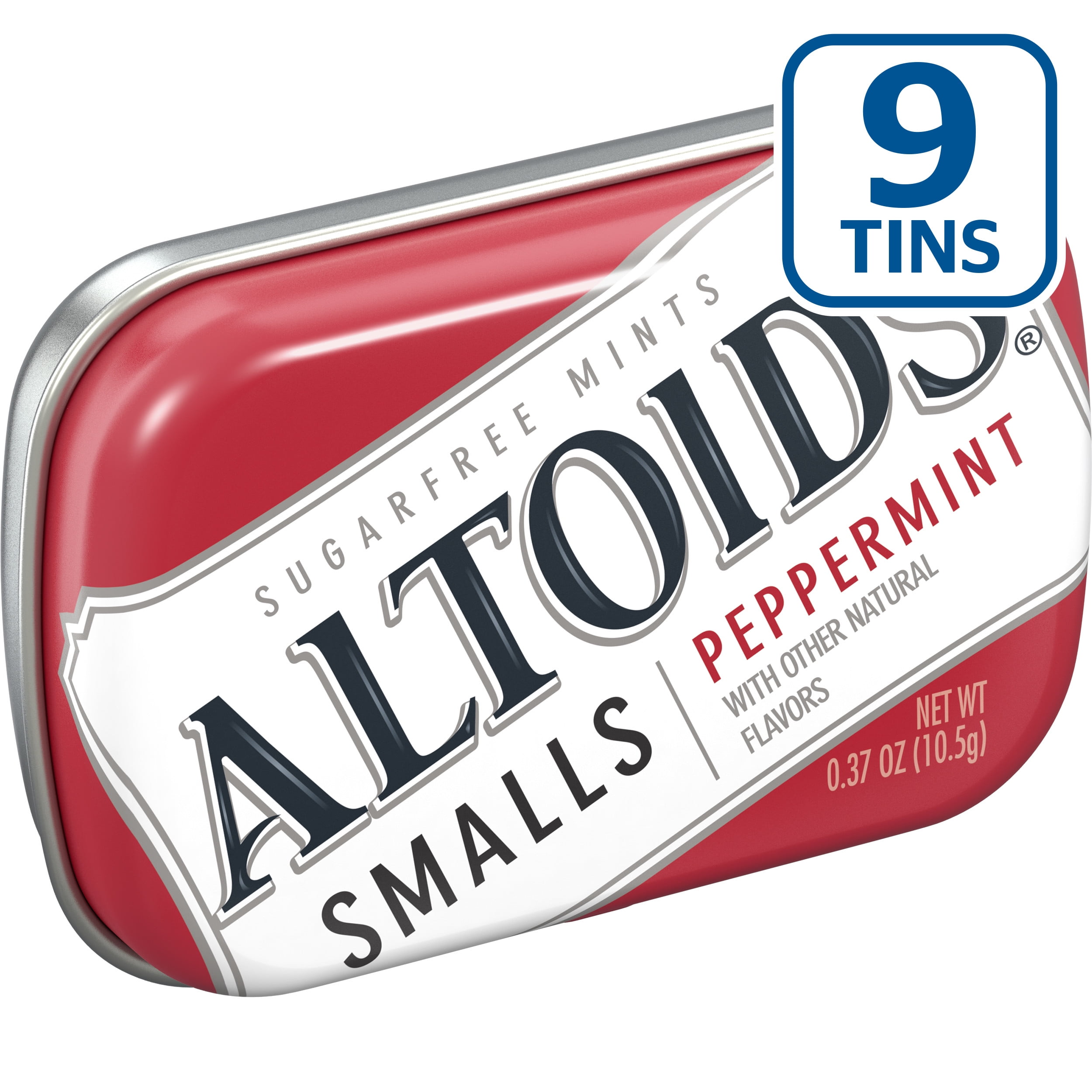 Altoids Smalls Peppermint Sugarfree Mints, 0.37 ounce (9 Packs)