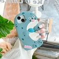 thumbnail image 2 of 3D Cute Seal Soft Case for iPhone 15 Pro,Kawaii Sea dog Seal Kids Teens Girls Women Creative Character Soft Silicone Shockproof Case for iPhone 15 Pro 6.1 inch 2023 (Seal), 2 of 14