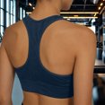 thumbnail image 4 of Rhuody Women'S Tank Tops Racerback U Neck Sports Cropped Tanks Wire Free Built In Bra Soft Layering Tops For Yoga Gym Trend Clothing 6Xl Pink, 4 of 7
