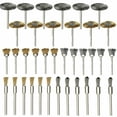 thumbnail image 1 of Kit de Cepillos de Rueda de Alambre de Acero Inoxidable 36 Piezas Nikou, 1 of 9
