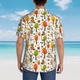 thumbnail image 3 of Lsque Animals Forest pattern Hawaiian Shirt for Men, Unisex Summer Beach Casual Short Sleeve Button Down Shirts-XX-Large, 3 of 9