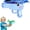 Blue, variant on Yippzo Foam Glider Airplane Launcher Toy, Dinosaur Catapult Gun Aircraft, Outdoor Flying Aircraft, Long Flight Distance Gliders, Fun Birthday Gifts & Party Favors