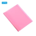 thumbnail image 3 of Unique Bargains 9x12' Binders with Plastic Sleeve, 5Pcs PP 30 Pockets Waterproof File Portfolio Folder Protector, Pink, 3 of 5
