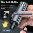 thumbnail image 3 of 2 pack Emergency Car Window Breaker Tool, 2 in 1 Life Hammer car Escape Tool, Window Breaker Seatbelt Cutter for All Cars, car Escape Tool, Small Hammer, Seatbelt Cutter, Glass Cutter, 3 of 5