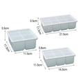 thumbnail image 6 of Joernso Silicone Ice Cube Tray DIY Transparent Lid Thickened Interlayer 4/6/8 Grids Ice Cube Making Tool Kitchen Supplies, 6 of 8