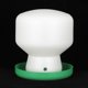 thumbnail image 3 of Automatic Bird Water Fountain Large Plastic Green Cover White Barrel Dispenser for Pigeons Parrots, 3 of 4