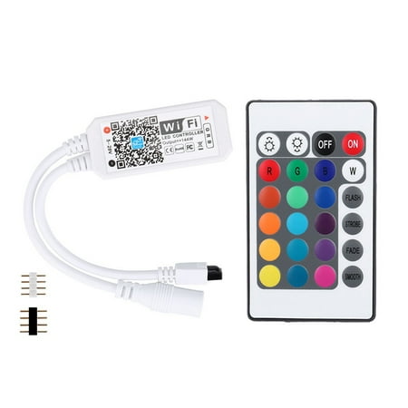 

LED light Smart WiFi Controller for RGB Strip lights Music Controller for IR RF Remote