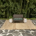 thumbnail image 3 of ARDEN earthFIBER Outdoor Wicker Settee Cushion, 41.5 x 18, Rain-Proof, Fade Resistant, 3 of 8