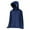 Navy, variant on Plus Size Hoodies for Women Full Zipper High Neck Jackets Solid Color Long Sleeve Tops with Thumb Holes Casual Sunproof Comfy Tops