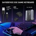 thumbnail image 2 of SayoDevice O3C Rapid Trigger Mini Keyboard Magnetic Switches Keyboard OSU Geometry Dash, 2 of 7