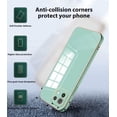 thumbnail image 4 of Compatible with Xiaomi Mi 11 Lite Case Silicone Shockproof Xiaomi Mi 11 Lite 5G Phone Case Anti-Scratch Ultra Thin Plating TPU Cases (Xiaomi Mi 11 Lite, Green), 4 of 12