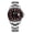Red-Black-steel, variant on Men’s Dive Watch 200m Waterproof - Japanese Quartz Movement, Stainless Steel with Ceramic Bezel & Super Luminous BGW9 Dive Watch for Men