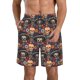 thumbnail image 1 of Fotbe Skulls and Flowers Trajes de Baño Estampados para Hombre, Shorts de Verano de Secado Rápido, Ropa de Playa, Bañadores-Large, 1 of 6