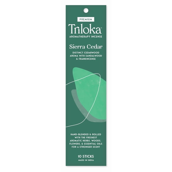 Incienso Triloka Premium Sierra Cedar 10 varitas