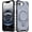 Grey, variant on KOMI Magnetic Case for iPhone 16e, Compatible with MagSafe Anti-Slip Anti-Scratch Military Grade Drop Protective Double Rugged Case for Men & Women