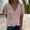 Pink, variant on Bovemsi Women's V Neck Short Sleeve Lace Shirts Blouses Vintage Elegant Tunic Tops, Yellow Women's Summer Short Sleeve T-Shirts, S