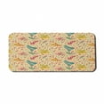 thumbnail image 1 of Colorful Computer Mouse Pad, Continuous Natural Theme Foliage Pattern with Abstract Leaves Art, Rectangle Non-Slip Rubber Mousepad X-Large, 35" x 15", Pale Peach and Multicolor, by Ambesonne, 1 of 2