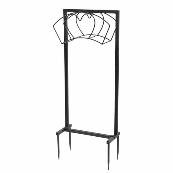 Garden Hose Holder – Heavy-Duty Freestanding Metal Stand, with Stable 4-Spike Base, Easy to Install for Outdoor Yard, Lawn, Garden