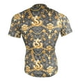 thumbnail image 4 of joogoo Vintage Gold Dollar and Chain Pattern Men's Cycling Jerseys Mountain Bike Short Sleeve Tops XL, 4 of 7