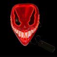 thumbnail image 4 of Máscara de demonio con luz LED, máscara brillante, banda ajustable, máscaras Cyberpunk para Cosplay, 4 of 7