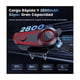 thumbnail image 2 of Audífonos Para Casco De Motos 2800mAh Bluetooth5.2 Impermeables Ipx7 negro rojo, 2 of 5