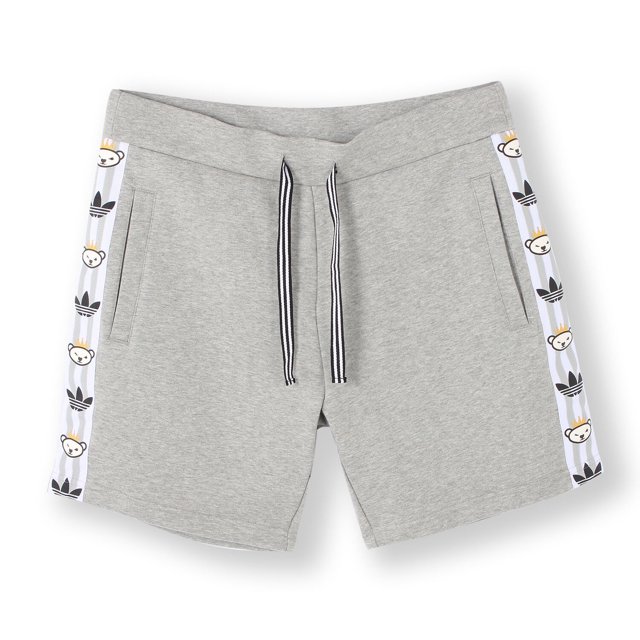 ADIDAS S24522 Nigo 25 LOGO Gris Moyen Short de SPORT à Cordon ( L )