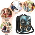 thumbnail image 5 of Picia Cute Skeletons Figurines Lunch box Lunch bag for men women Large capacity Lunchbox Reusable Lunch bags Insulated Lunch bag Lunch box cooler, 5 of 9