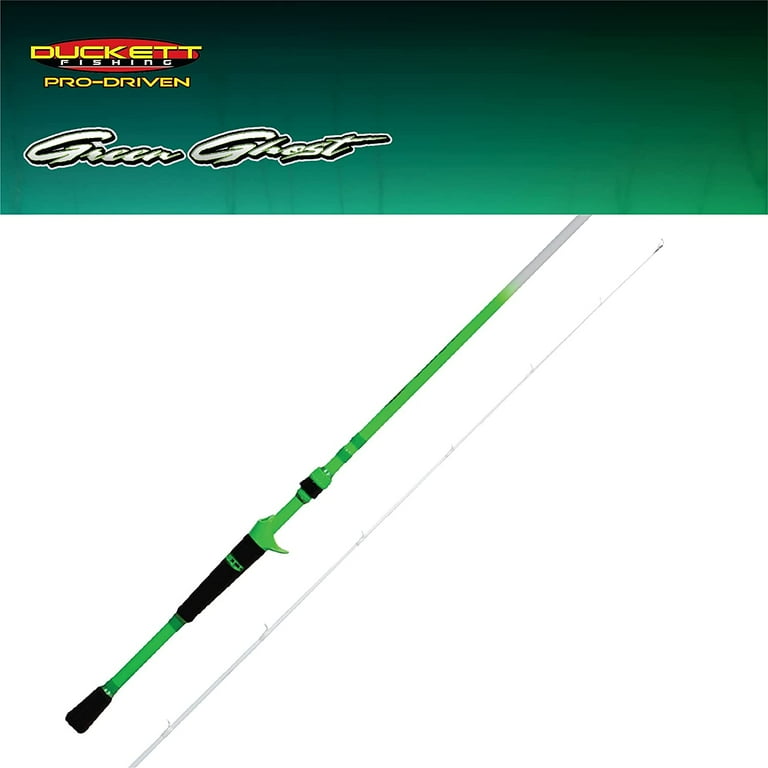 Duckett Fishing, Green Ghost Casting Fishing Rod, 7'3 MHVY/FAST - Casting