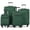 Dark Green, variant on 4 Piece Expandable Softside Luggage Set 18 22 26 30 Inch TSA Lock Spinner Wheels