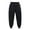 Black, variant on Zesgjue Girs Snow Pants Winter Lined Hiking Pants Drawstring Joggers Sizes L, Black