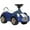 Blue, variant on Qaba Baby Push Car with Music, Horn, Light, Dark Blue