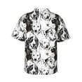 thumbnail image 3 of Fotbe Labrador Retriever Dog Hawaiian Shirt for Men Unisex Summer Beach Casual Short Sleeve Cotton Linen Button Down Shirts-XX-Large, 3 of 9
